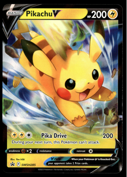 ✅Pokemon Pikachu V - SWSH285 - SWSH: Sword & Shield Promo Cards ✅Near Mint✅B4GP✅ - Image 1