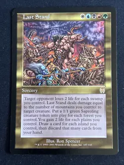 1x Last Stand (107) Apocalypse LP MTG Magic the Gathering x1 MKE - Image 1