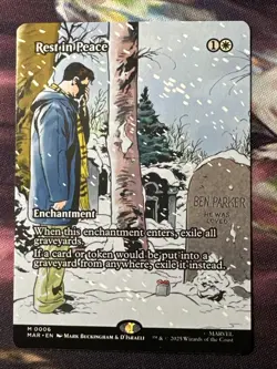 Rest in Peace - Borderless - Spider-Man #6 Mythic, NM - Image 1