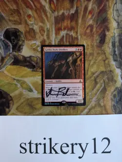 Goblin Dark-Dwellers - OGW - Foil - Signed by Steven Belledin - MTG - Image 1