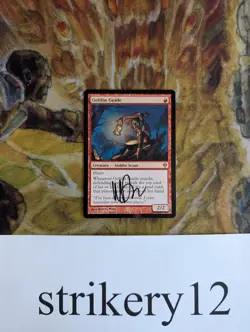 Goblin Guide - Zendikar - Signed by Warren Mahy - MTG - Image 1