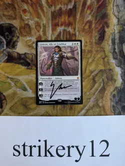 Gideon, Ally of Zendikar - BFZ - Signed by Eric Deschamps - MTG - Image 1