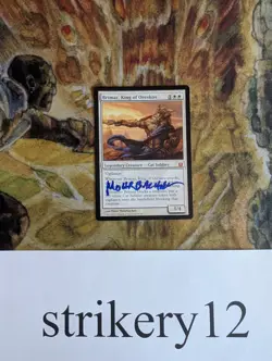 Brimaz, King of Oreskos - BNG - Signed by Peter Mohrbacher - MTG - Image 1