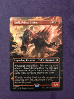 MTG -Etali, Primal Storm Borderless Foundations - Image 1