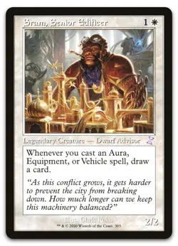 Sram, Senior Edificer #303 (NM) Time Spiral Remastered TSR Magic MTG - Image 1