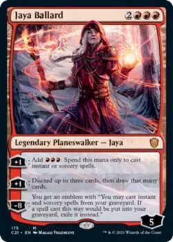 NM-Mint, English MTG Regular Jaya Ballard Commander 2021 Magic the Gathering - Image 1