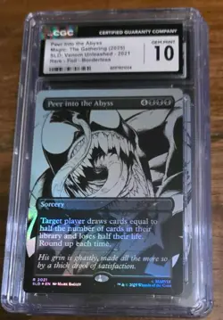 MTG SPIDER-MAN SECRET LAIR DROP VENOM UNLEASED INKS RAINBOW FOIL CGC GRADED SET - Image 3