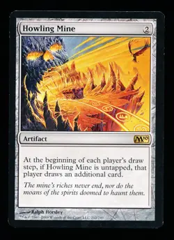 * * 1x Howling Mine x1 * * M10 MTG VLP-NM Very Light Play to Near Mint - Image 1