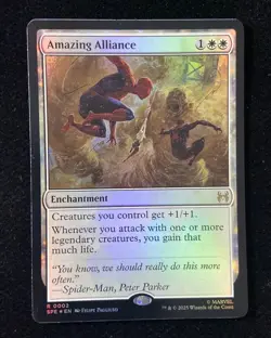 2023 Magic The Gathering MTG Marvel EN Foil R 0002 Amazing Alliance GAV - Image 1