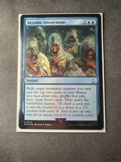1x Become Anonymous - Foil NM Eng MTG - Assassin's Creed - Image 1