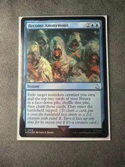 1x Become Anonymous - Foil NM Eng MTG - Assassin's Creed - Image 2