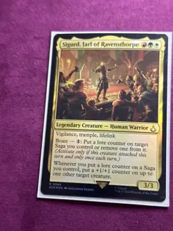 1x Sigurd, Jarl of Ravensthorpe - Foil NM Eng MTG - Assassin's Creed - Image 1