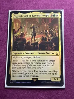 1x Sigurd, Jarl of Ravensthorpe - Foil NM Eng MTG - Assassin's Creed - Image 3