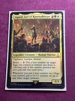 1x Sigurd, Jarl of Ravensthorpe - Foil NM Eng MTG - Assassin's Creed - Image 4