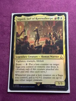 1x Sigurd, Jarl of Ravensthorpe - Foil NM Eng MTG - Assassin's Creed - Image 5