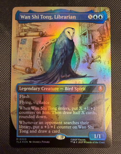 MTG Wan Shi Tong Librarian Borderless Foil M 0320 Avatar The Last Airbender NM - Image 1