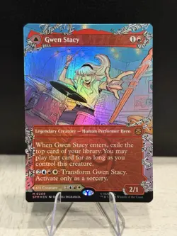 MTG: Spider-Man - Gwen Stacy (Borderless) Foil M 0209 - Image 1