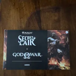 Mtg God Of War Secret Lair Non Foil Greek Set With Kratos - Image 1