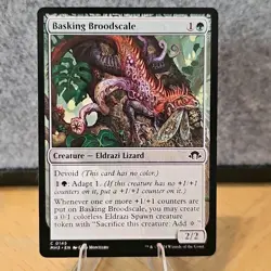 MTG Basking Broodscale Modern Horizons 3 Set Common #145 NM Fresh Pull No Play - Image 1