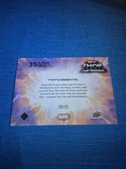 2023 Upper Deck Marvel Thor Love and Thunder That's Essential 💥 98/99 💥 #35 - Image 2