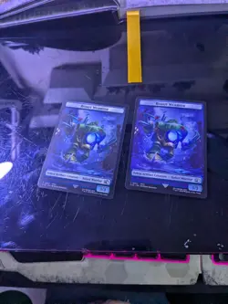 2 Emblem - Sephiroth, One-Winged Angel Robot Warrior Token FIN Non Foil NM MTG - Image 2