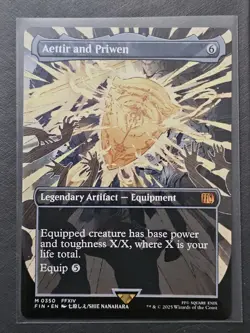 MTG Final Fantasy Aettir and Priwen (Borderless) Non-foil M 350 - Image 1
