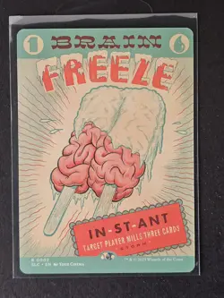 MTG Brain Freeze R (0002) Non-foil Secret Lair: An Encyclopedia Of Magic (2025) - Image 1