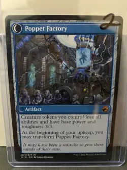 1 x Poppet Stitcher // Poppet Factory - Innistrad: Midnight Hunt - NM-Mint - MTG - Image 2