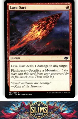 Magic the Gathering MTG Modern Horizons Lava Dart #134 Buy 2 Get 1 - Image 1