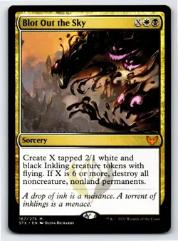 Blot Out the Sky M Strixhaven: School of Mages # 167 NM Normal - Image 1