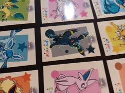 Pokemon Let's Go Eevee Database Peru Square Set EEVEELUTIONS HEART HOLO - Image 2