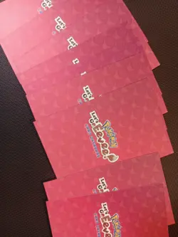 Pokemon Let's Go Eevee Database Peru Square Set EEVEELUTIONS HEART HOLO - Image 5