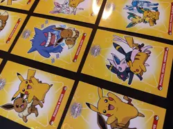 Pokemon Let's Go Eevee Database Peru Pika Duo's Set Eeveelutions HEART HOLO - Image 3