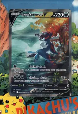 Pokemon TCG Hisuian Samurott V GG51/GG70 Crown Zenith: Galarian Gallery NM/M - Image 1