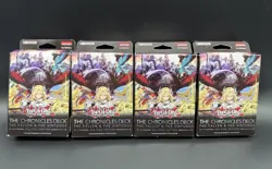 Lot of (4) Yugioh The Chronicles Deck The Fallen & The Virtuous All-Foil Edition - Image 1