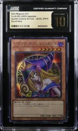 2024 YU-GI-OH! JPN #QCCU-JP019 DARK MAGICIAN GIRL CGC 10 PRISTINE - Image 1