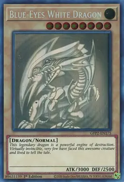 Blue-Eyes White Dragon (Ghost Rare) GFP2-EN175 Ghosts from the Past: the 2nd Haunting 1st Edition for sale online - Image 3