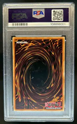 2021 Yu-Gi-Oh! Limited Blue-Eyes Twin Burst Dragon Purple #LDS2-EN019b PSA 8 - Image 2