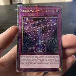 RA04-EN105 Transaction Rollback Quarter Century Secret Rare 1st Edition DM/NM - Image 1