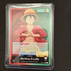 ONE PIECE Card Game Romance Dawn OP01-003 Monkey D Luffy Leader Pre Errata - Image 1