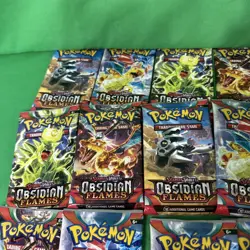 Obsidian Flames Sealed Booster Pack Lot Of 36 (Booster Equivalent) 10 Card Packs - Image 2
