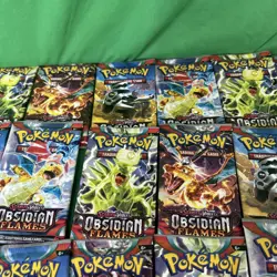 Obsidian Flames Sealed Booster Pack Lot Of 36 (Booster Equivalent) 10 Card Packs - Image 3