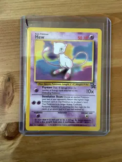 Mew #8 Black Star Promo WOTC Pokemon Card NM - Image 1