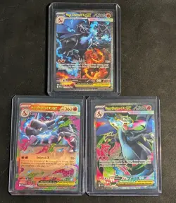 Pokemon Phantasmal Flames Mega Charizard X ex SIR 125/094 English NM (3 cards) - Image 1