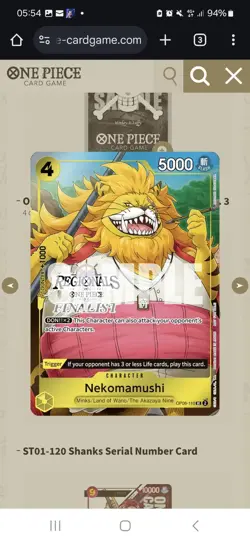 One Piece TCG | 2024 Offline Regional Finalist Card Set - Image 4