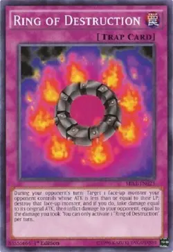 Yugioh - Ring of Destruction - 1st Edition - NM - Plus Free Holographic Card - Image 1