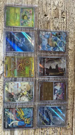 Lot Of 9 Pokemon Cards (JT, TF & 151) - Image 1