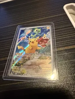 Pokemon: Pikachu SVP 027 Paldea Evolved ETB Black Star Promo Card NM/M - Image 1