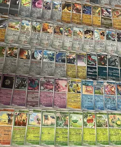 Pokemon Lot 82X Reverse Holo Cards Near Complete Prismatic Evolutions Master Set - Image 5