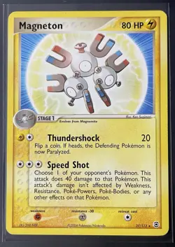 Magneton Card Lot of 2: 27/112 Fire Red Leaf Green, 16/108 Pokemon Power Keepers - Image 3